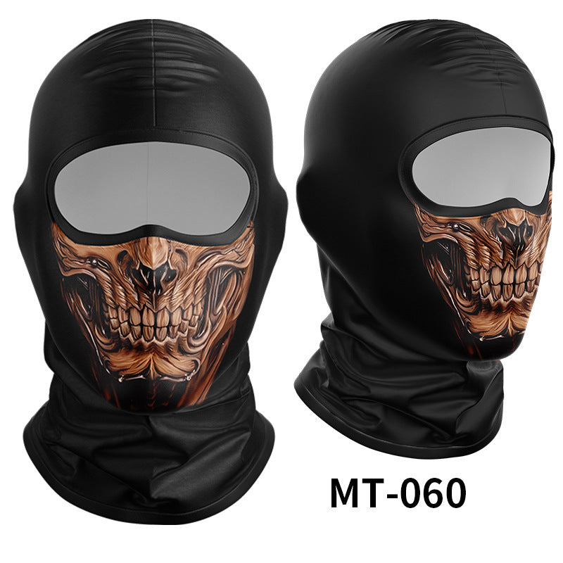 Cycling Windproof Hood Breathable Sunscreen Men's and Women's Ice Silk Fabric
