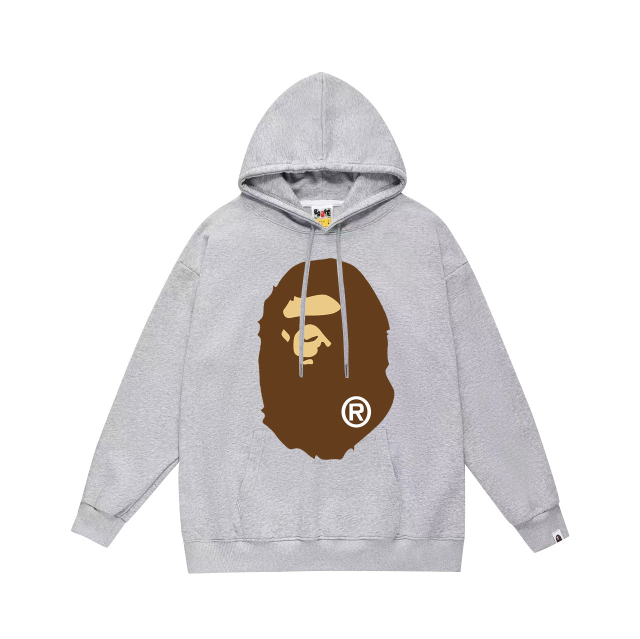 Ape Hoodie Autumn/Winter Letter Print Loose Hoodie Pullover Ape Sweater