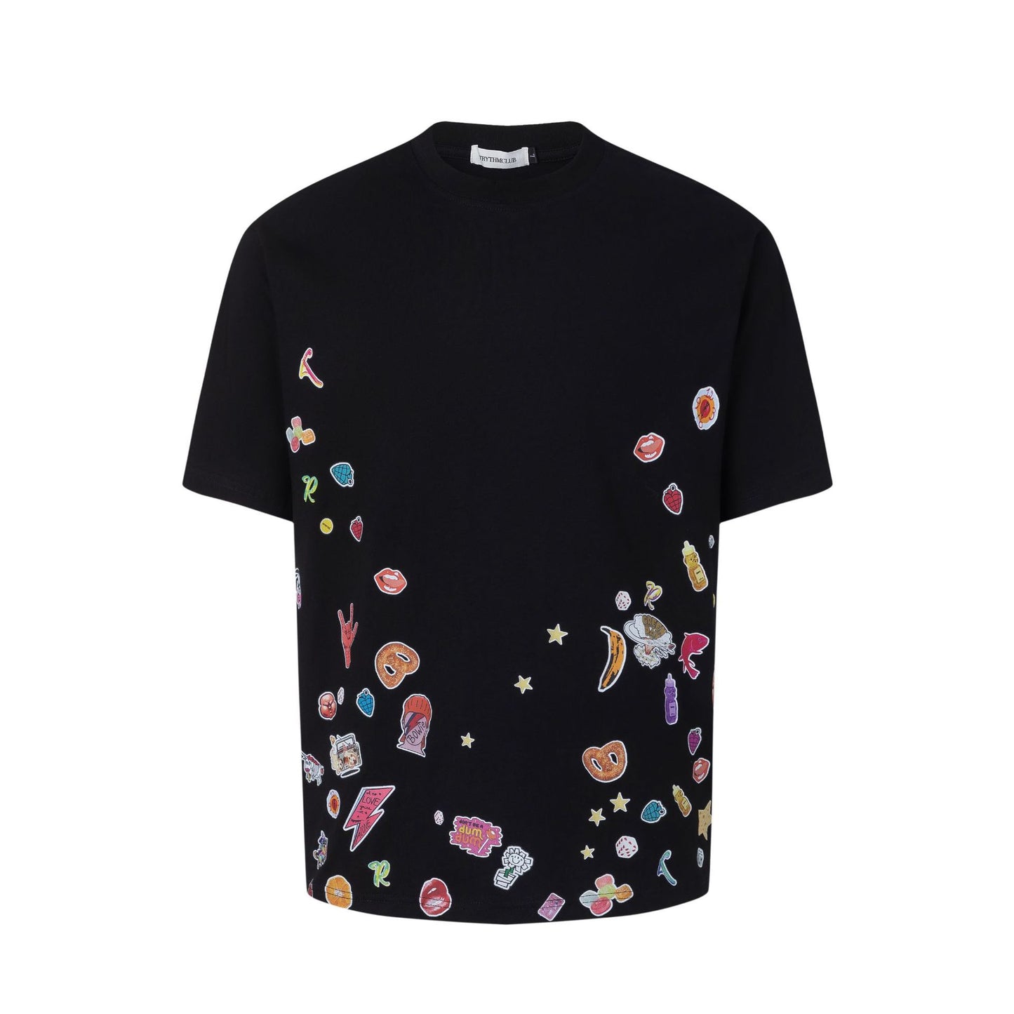Unisex T-shirts Summer Creative Men's Loose Short Sleeve T-Shirt