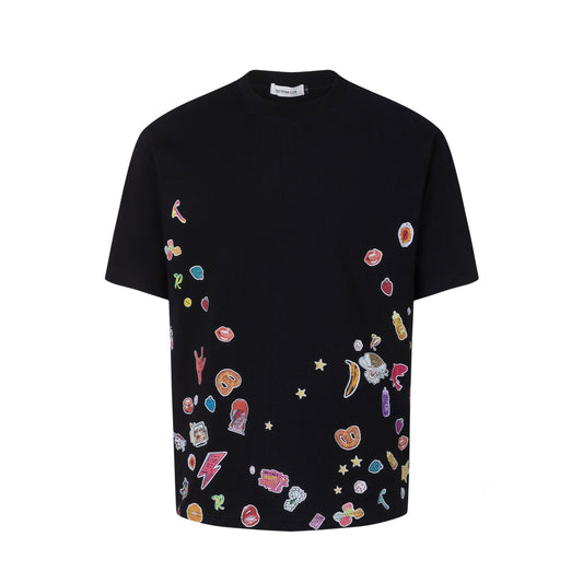 Unisex T-shirts Summer Creative Men's Loose Short Sleeve T-Shirt