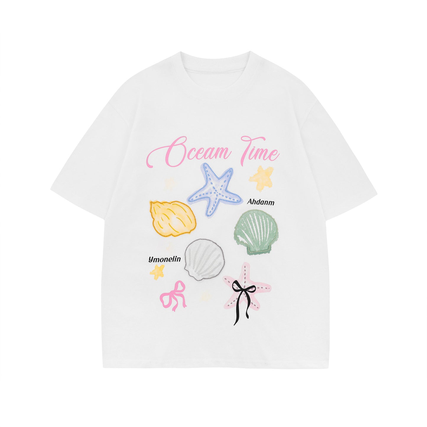 Nyc T Shirt Vintage Short Sleeve T-Shirt Summer Loose Casual Top