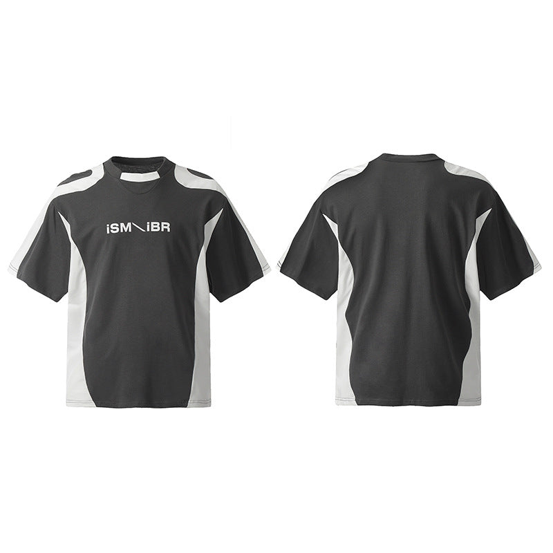Marcas De Streetwear Vintage Short Sleeve T-Shirt Cleanfit Loose Top