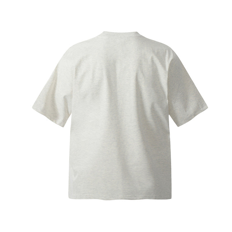 Camisas Retros Hip Hop Character Letter Print Short Sleeve T-Shirt