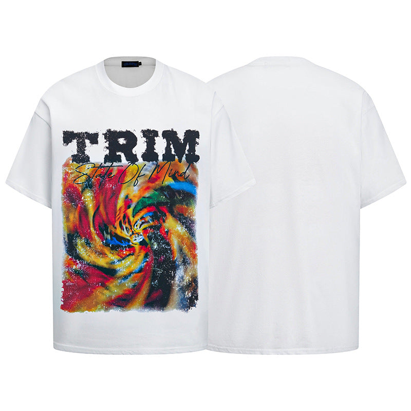 Hip hop clothing new york summer vintage hip hop t-shirt short sleeves