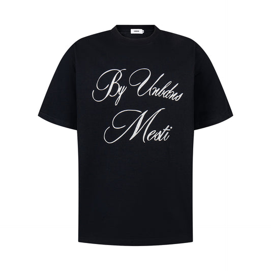 Unisex T-shirts Summer Letter Pattern Men's Loose Short Sleeve T-Shirt