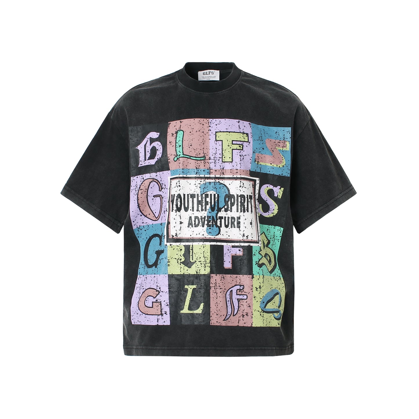 Unisex T-shirts Summer Color Fun Picture Men's Loose Short Sleeve T-Shirt