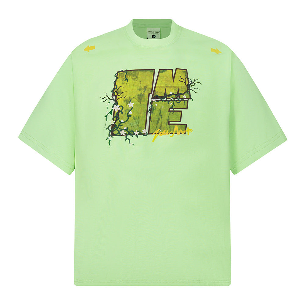 New York Hip Hop Style Vintage Summer Short Sleeve T-Shirt