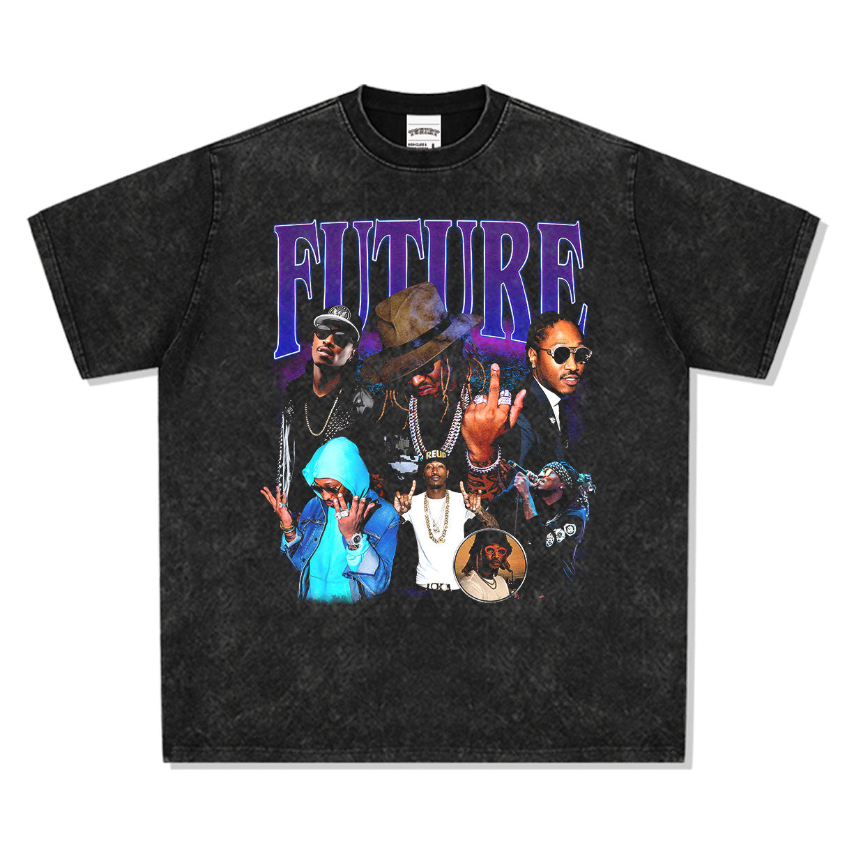 Marcas streetwear usa future print t-shirt