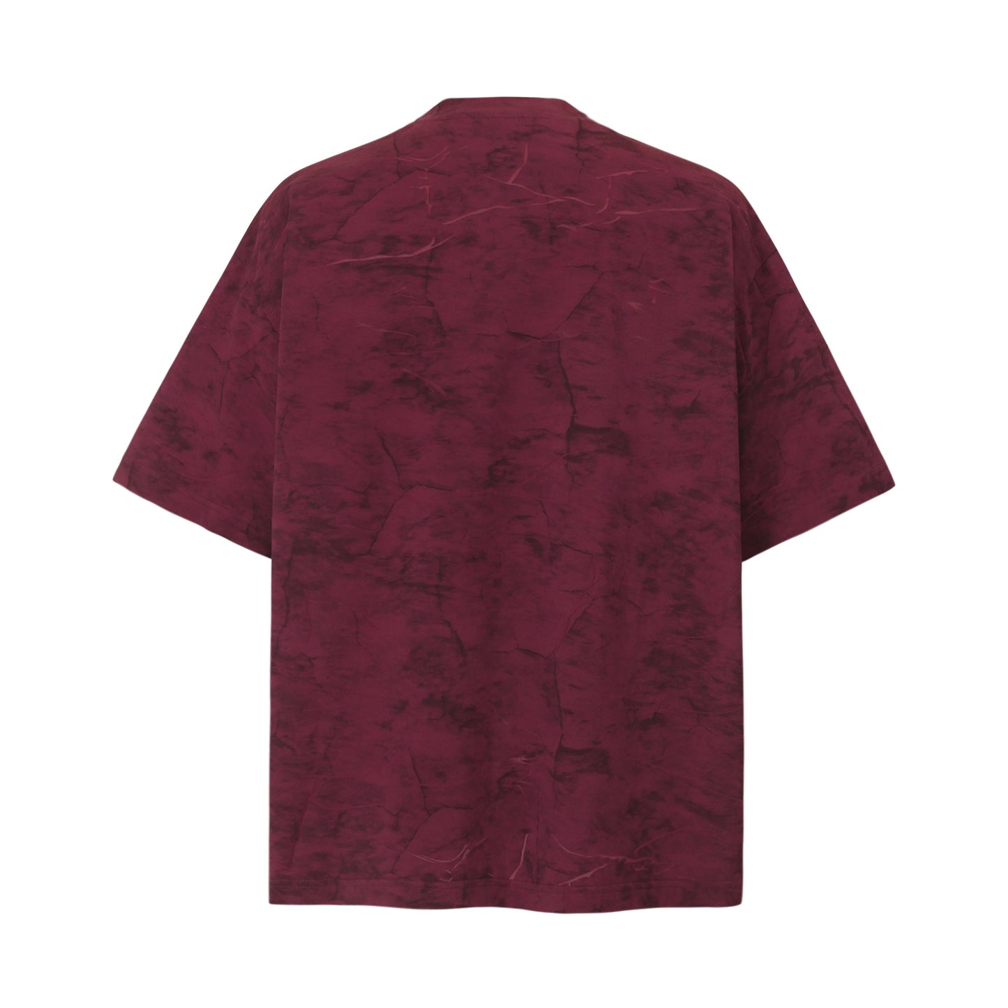 Hip Hop Clothing Summer Hip Hop Wash Tie Dye Old Short Sleeve T-Shirt