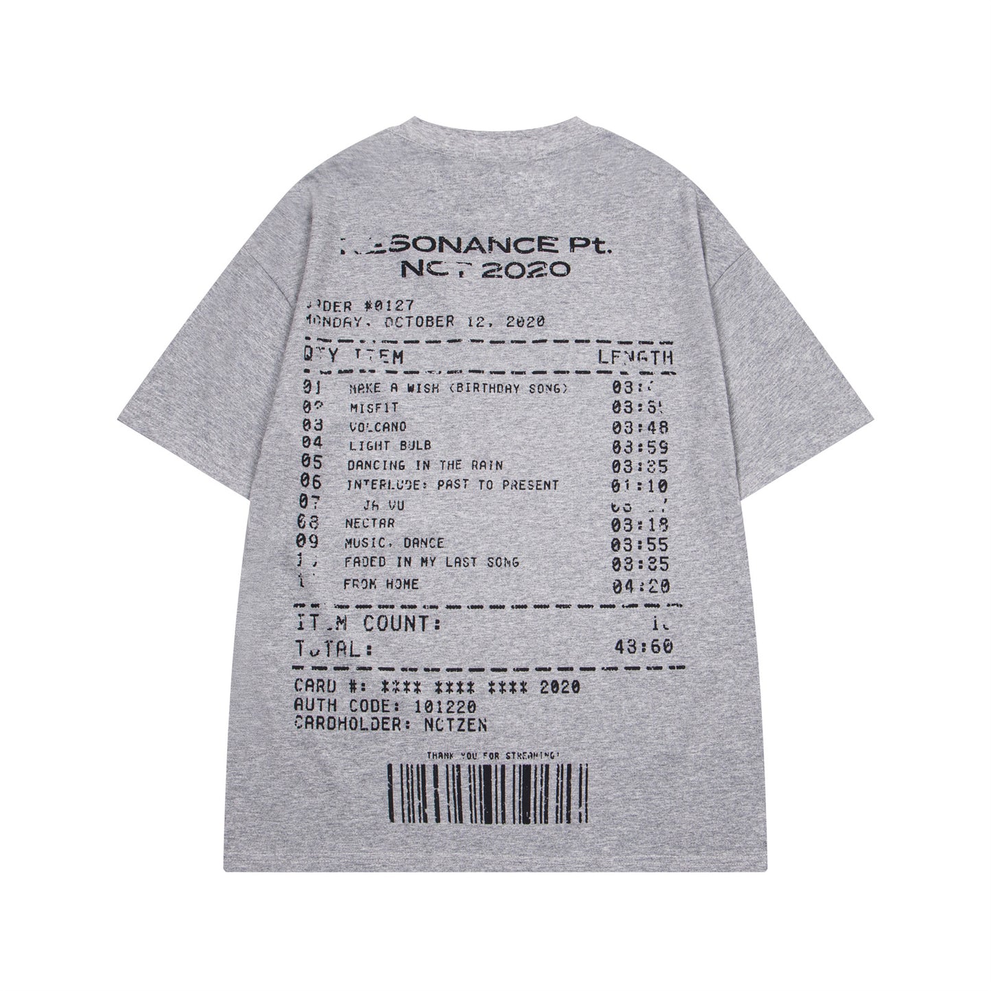 Nyc T Shirt Crew Neck Short Sleeve T-Shirt Summer Loose Casual Top