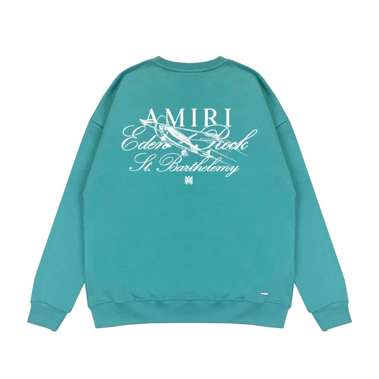Amiri Long Sleeved Shirt Fashion Brand Crew Sweatshirts round Neck Sweater