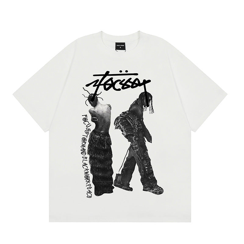 Hip hop shirt short sleeve t-shirt summer top