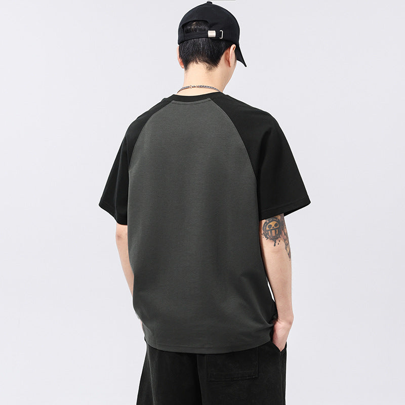 Men T-shirts Summer Short Sleeve Loose Top