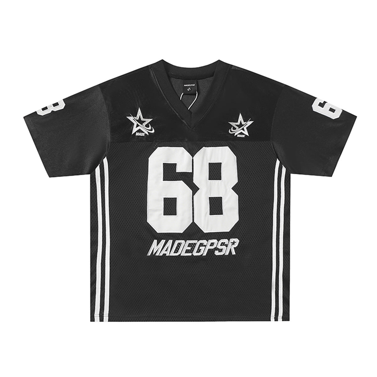 Hustle vintage summer short-sleeved embroidered quick-drying sports t-shirt