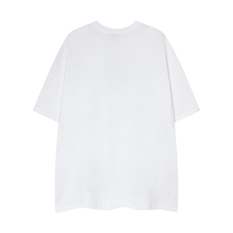 T shirt vintage usa summer hip hop character print t-shirt short sleeve