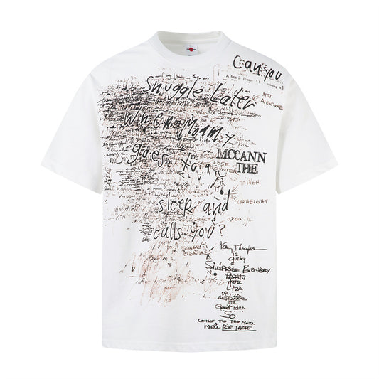 Casual Street Wear Vintage Short Sleeve T-Shirt