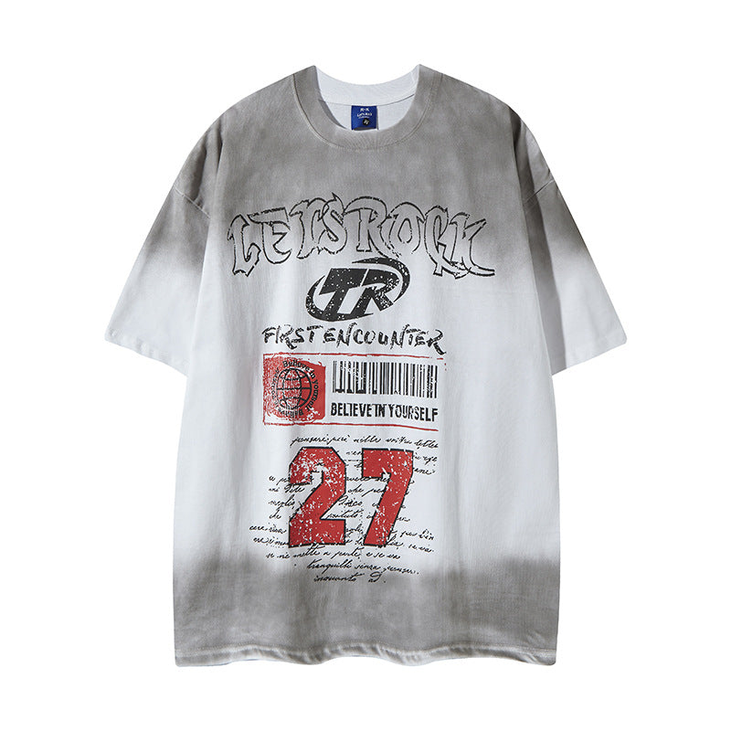 Nyc T Shirt Summer Vintage Casual Loose Short Sleeve T-Shirt