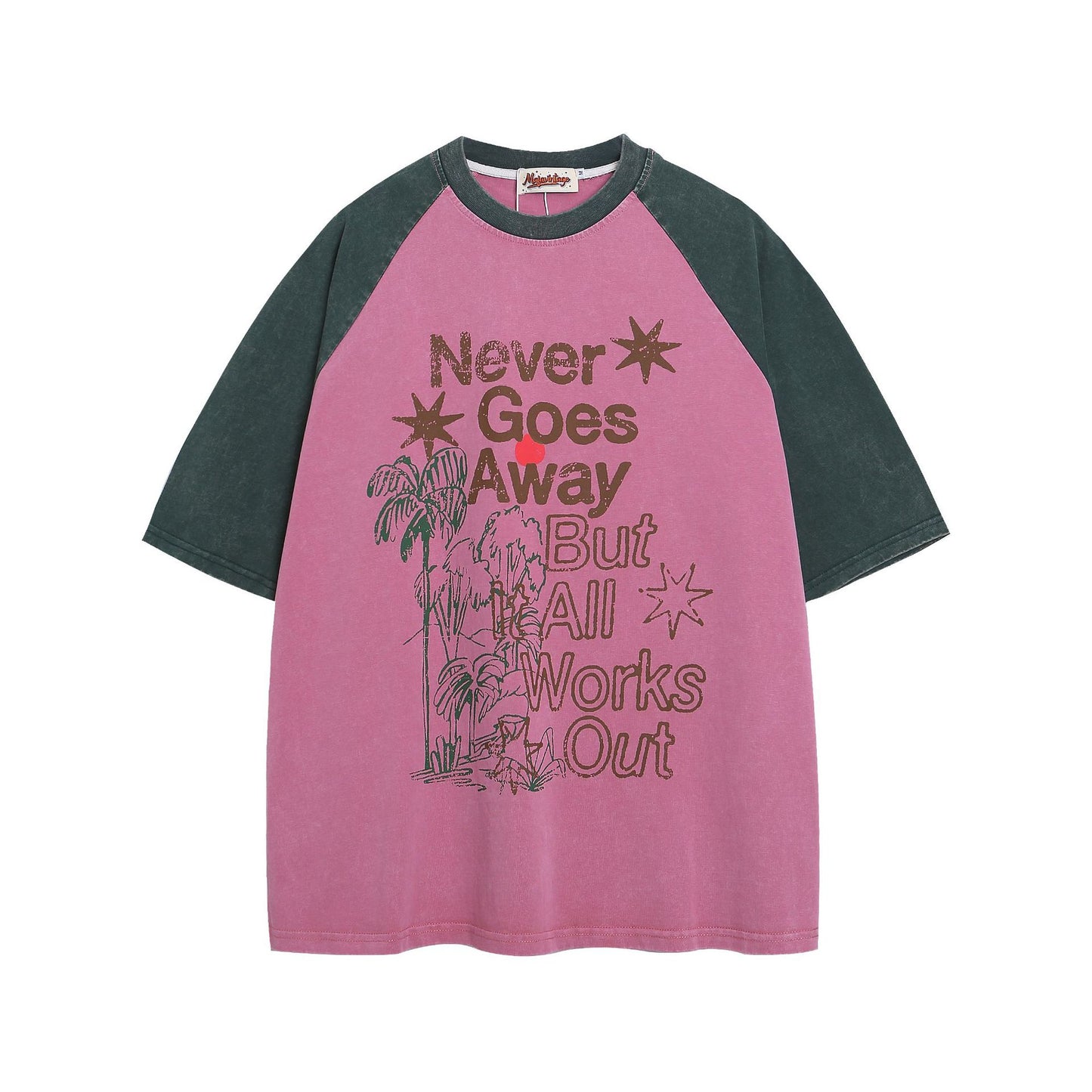 Hustle vintage summer vintage washed old t-shirt