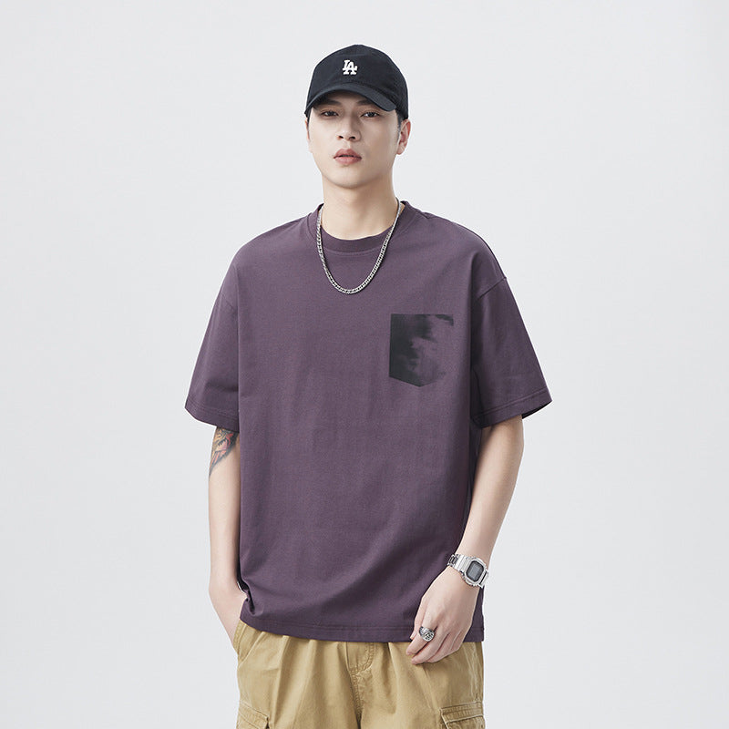 Mens T-shirts Short Sleeves Summer Loose