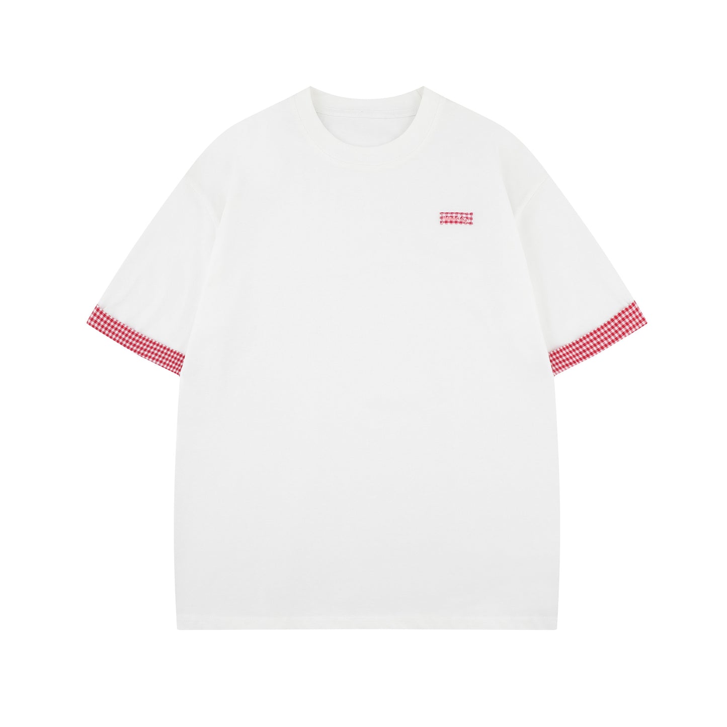 Unisex T-shirts Premium Splicing Loose Design T-Shirt
