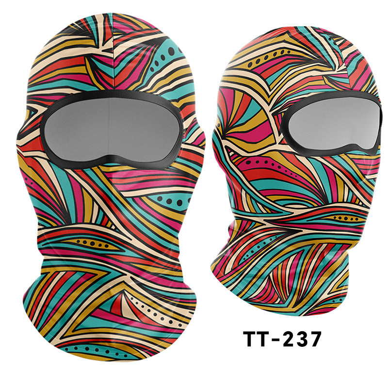 Cycling Windproof Hood Sunscreen Ice Silk Headgear
