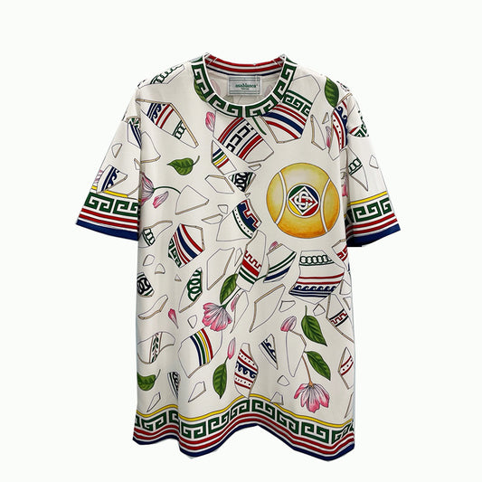 East Coast Shirts Crew Neck Short Sleeve T-Shirts, Tops