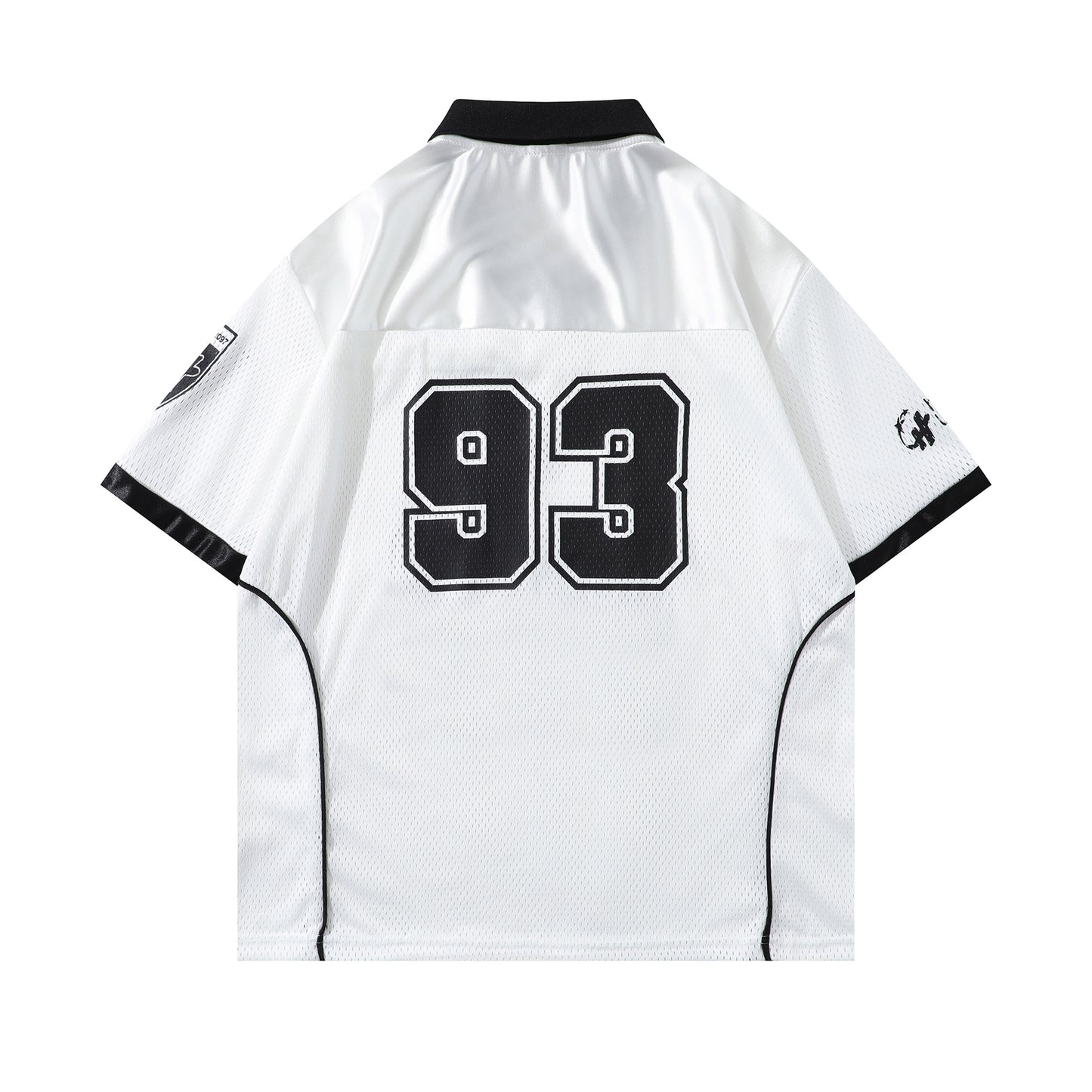 Hip hop shirt summer short sleeve t-shirt lapel polo shirt