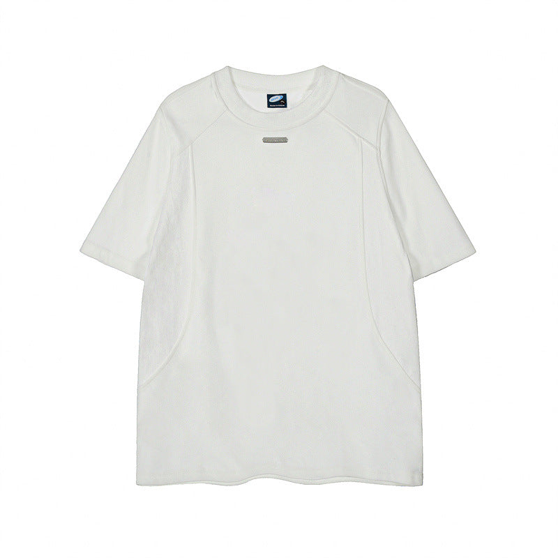 US drip outfits Summer Vintage Crew Neck Casual Loose Short Sleeve T-Shirts