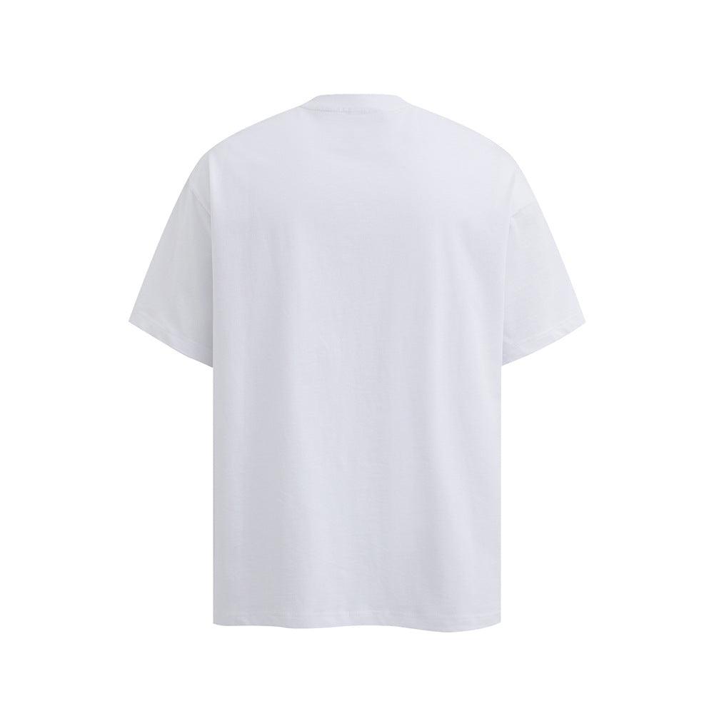 Nostalgia T Shirts Alphabet Graffiti Short Sleeve T-Shirt