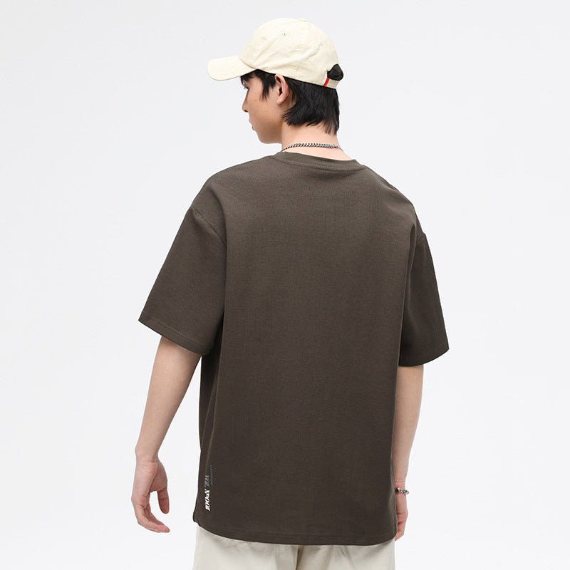 Mens T-shirts Short Sleeves Loose Summer