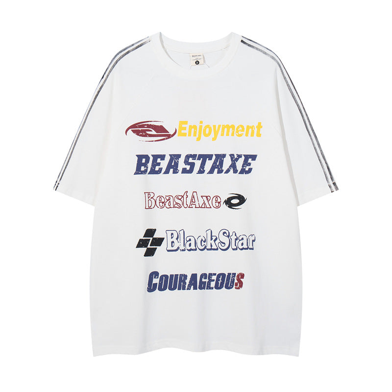 Y2K mens shirt summer loose