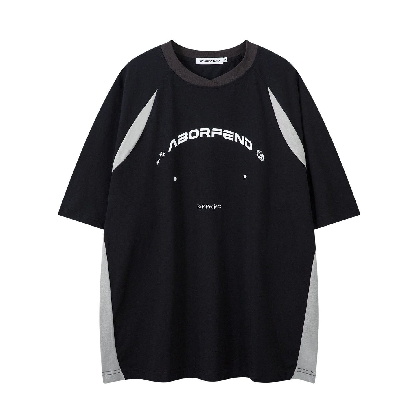 Hustle vintage summer short sleeve t-shirt loose