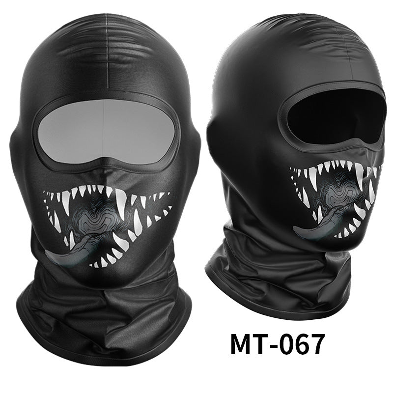 Cycling Windproof Hood Breathable Sunscreen Men's and Women's Ice Silk Fabric