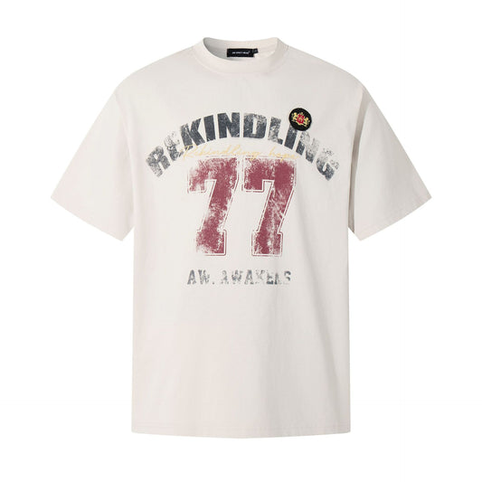 Hip hop clothing new york summer vintage wash t-shirt short sleeve