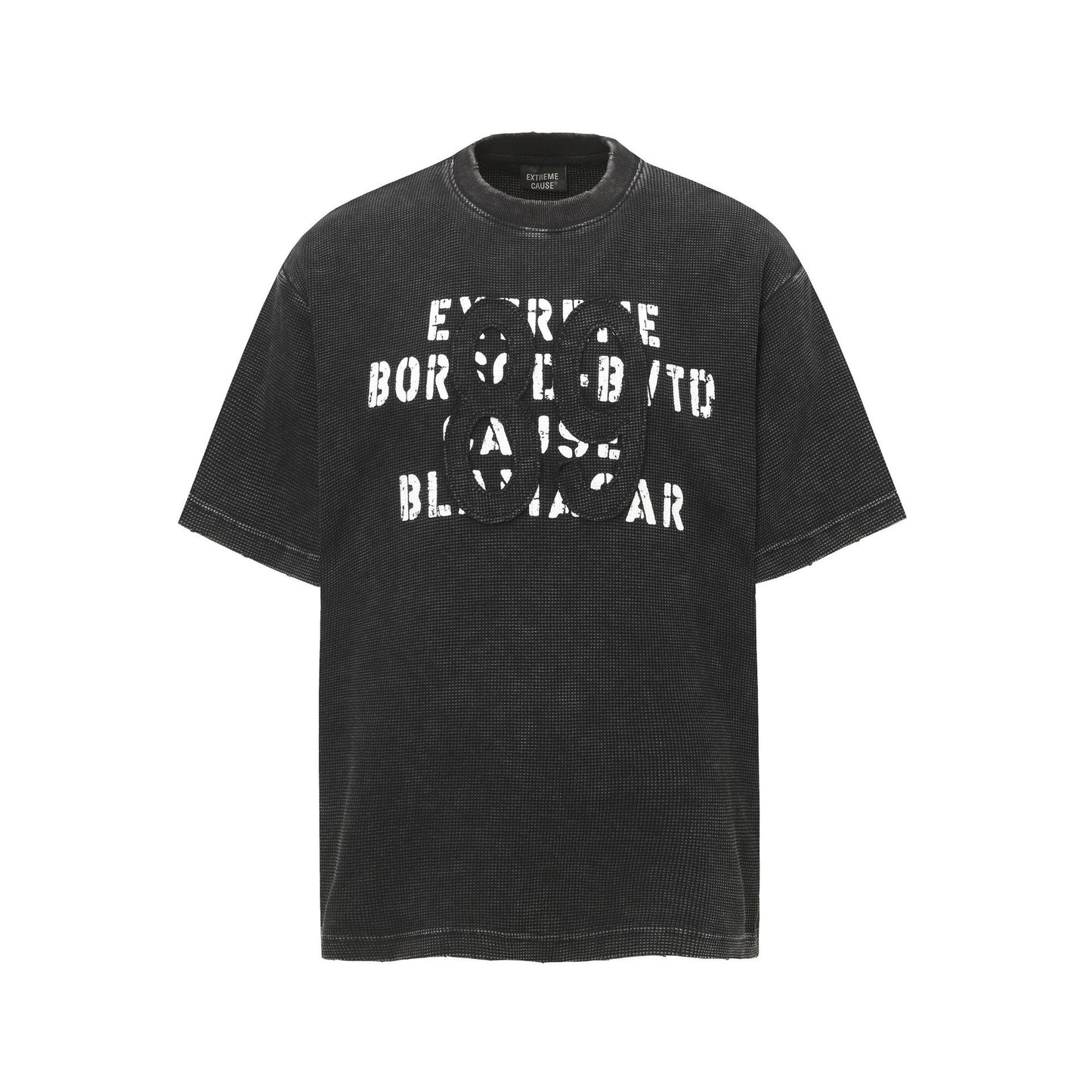 Hip Hop Clothing Summer Short Sleeve Vintage Loose T-Shirt