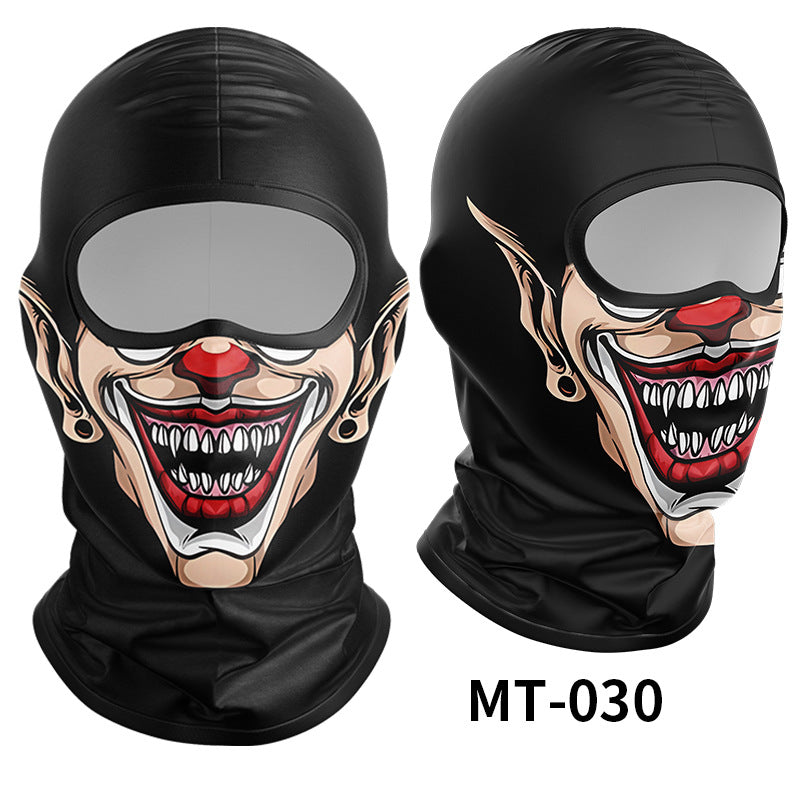 Cycling Windproof Hood Sunscreen Windproof Ice Silk Mask Men's and Women's Full Face