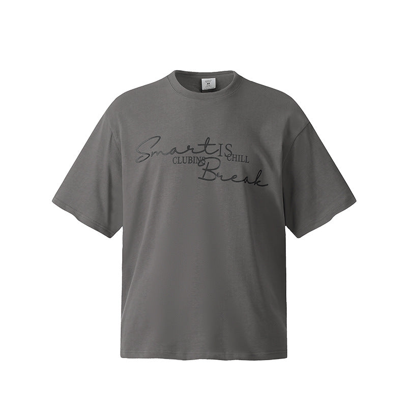 Marcas De Streetwear Graffiti Letter Print Short Sleeve T-Shirt