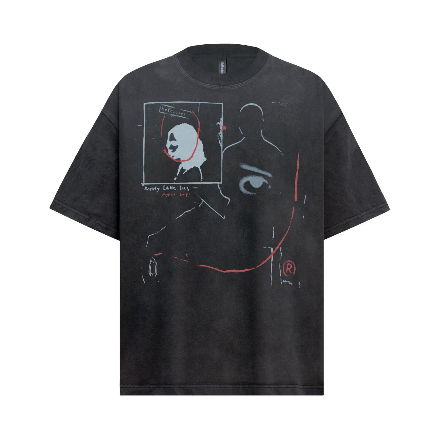 T shirt vintage usa summer figure print t-shirt short sleeve