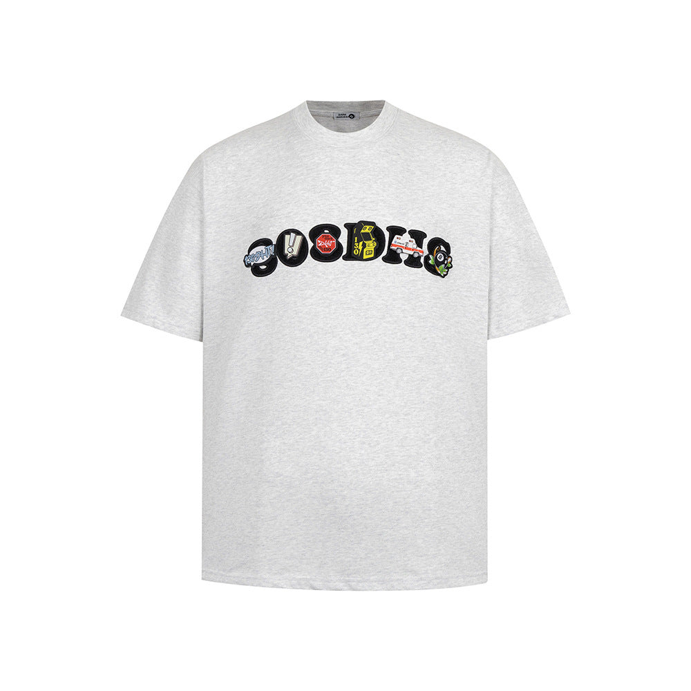 Vintage 90s Hip Hop Clothing Vintage Short Sleeve T-Shirt Summer Loose Casual Top
