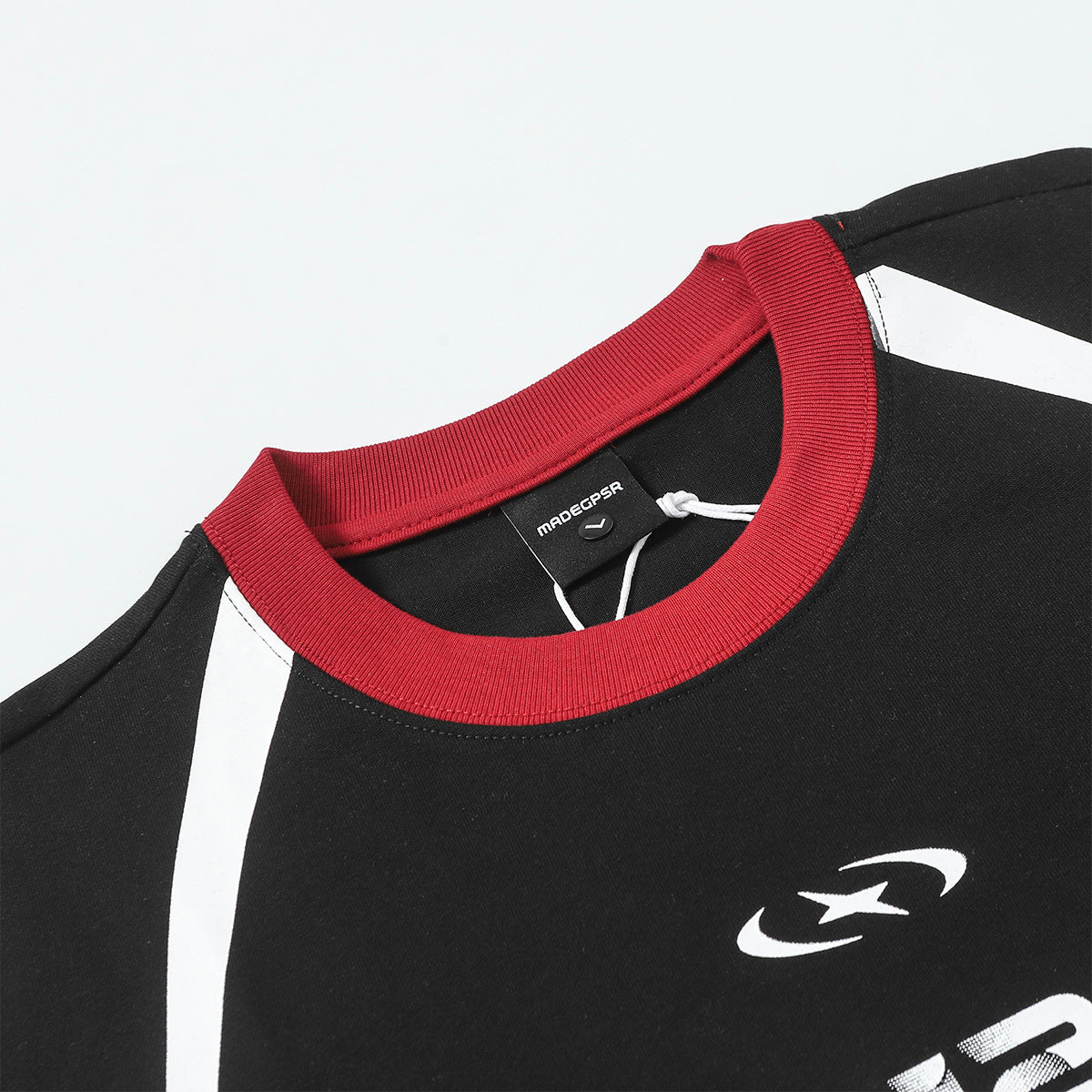 Hip Hop Clothing Summer Short Sleeve Sweatshirt Racing Suit Printed T-Shirt
