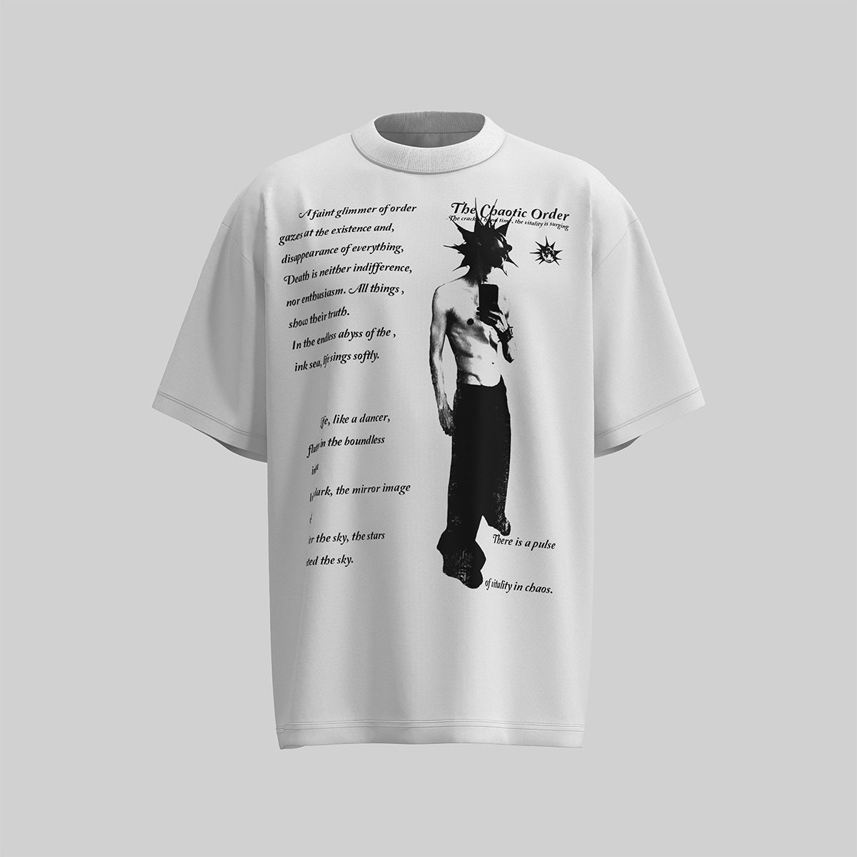 Hustle vintage summer hip hop character print t-shirt