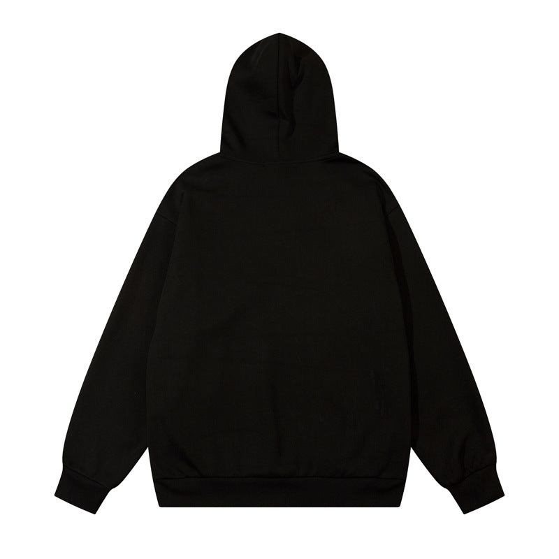 Streetwear Hoodie Hip Hop Graffiti Pentagram Hooded Sweater Vintage Hoodie