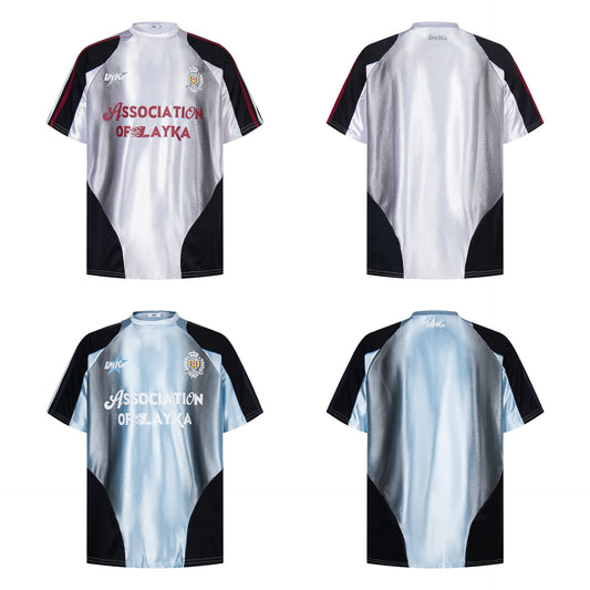 Unisex T-shirts Splicing Sesign Cool Loose T-shirts