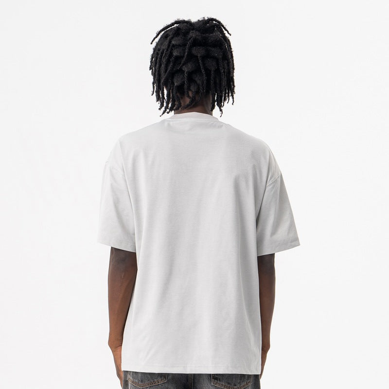 Vintage 90s Hip Hop Clothing Spring/Summer Crew Neck Short Sleeve T-Shirt