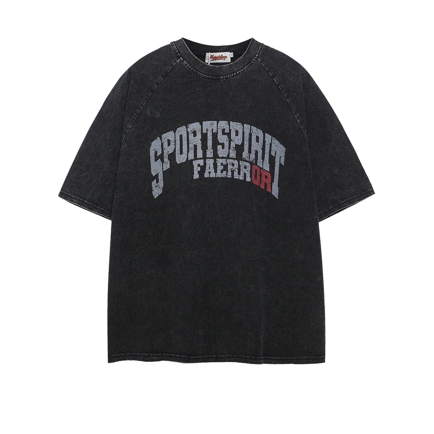 Vestimenta De Los 90 Summer Vintage Washed Old T-Shirt Short Sleeve