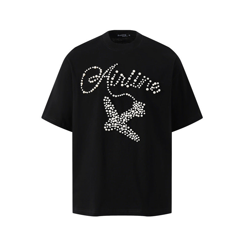 Casual Street Wear Short Sleeve T-Shirt Loose Top