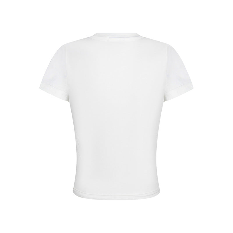 Casual Street Wear Summer Crew Neck Short Sleeve T-Shirt