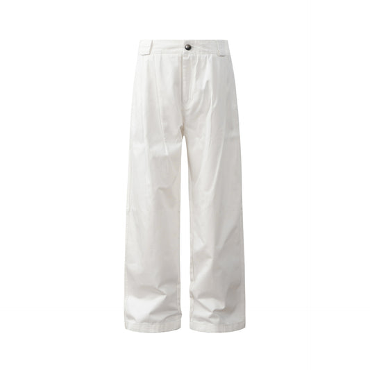 Hip Hop Pants For Boys Vintage Straight Wide Leg Overalls Loose Casual Pants