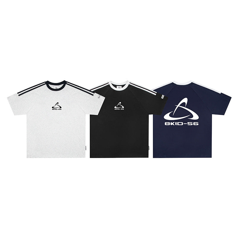 Hip hop shirt vintage short sleeve t-shirt summer loose