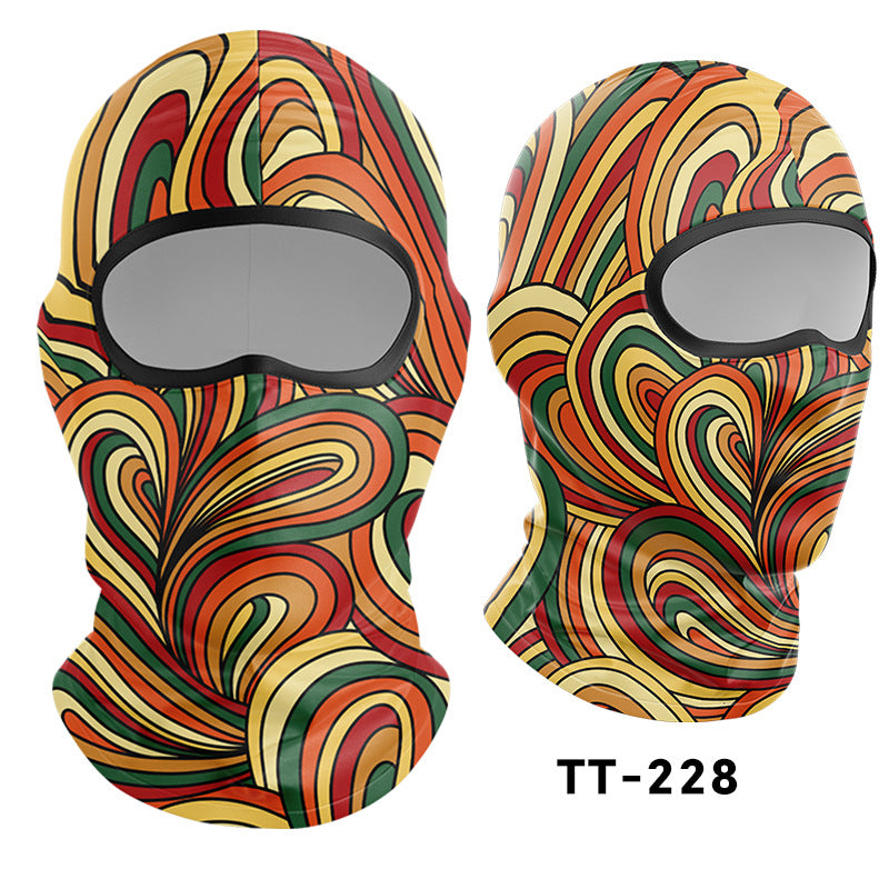 Cycling Windproof Hood Sunscreen Ice Silk Headgear